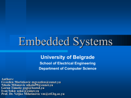 Embedded Systems