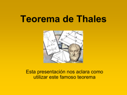 Teorema de Thales - INTEF