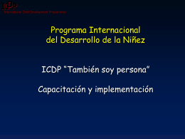 ICDP in Colombia