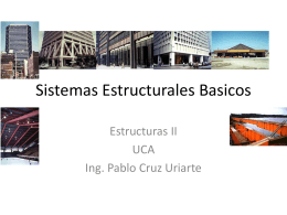 Sistemas Estructurales Basicos