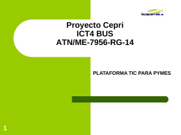 Proyecto Cepri ICT4 BUS ATN/ME-7956-RG-14