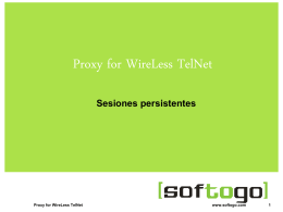 Proxy for WireLess TelNet