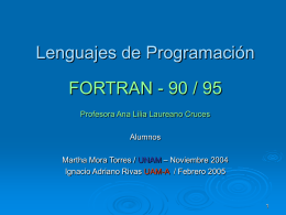 FORTRAN90 - Servidor en Prueba