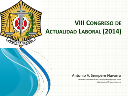 VIII Congreso de Actualidad Laboral (2014)