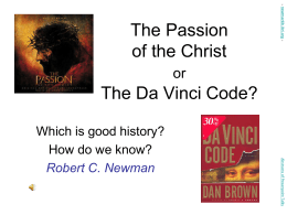 PowerPoint Presentation - The Passion of the Christ or The