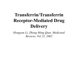 Transferrin/Transferrin Receptor