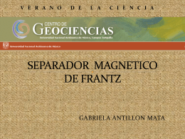 SEPARADOR MAGNETICO DE FRANTS - Petro
