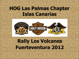 HOG Las Palmas Chapter Islas Canarias