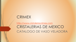 CRMEX CRISTALERIAS DE MEXICO