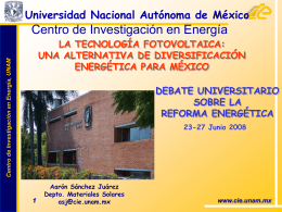 Diapositiva 1 - IER-UNAM