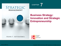 Strategic Management 1e - UIUC College of Business