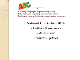 Changes to the English Curriculum: Year 1 at a glance