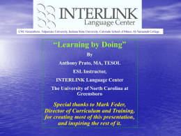 PowerPoint Presentation - Interlink Language Centers