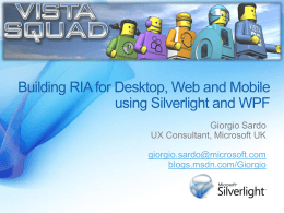 Silverlight MIX Overview