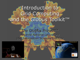 eSI January 2002: Overview of Grid Computing