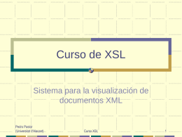 Arquitectura XML