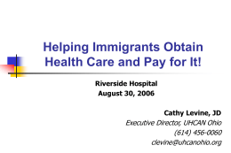 Healthcare & Immigrants - Wright State University