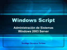 Windows Script - Laboratorio SS.OO. [Sistemas Operativos]