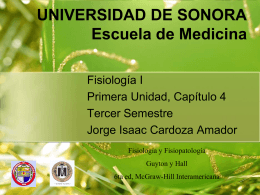 UNIVERSIDAD DE SONORA Licenciatura en Medicina