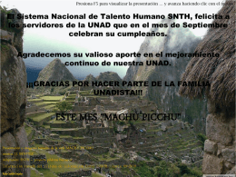 Machu Picchu - Gerencia de Talento Humano