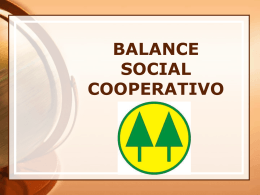 BALANCE SOCIAL COOPERATIVO
