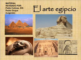El arte egipcio