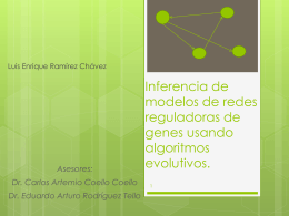 Inferencia de modelos de redes reguladoras de genes …