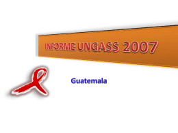 INFORME UNGASS 2007