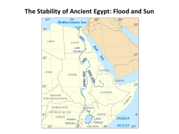 The Stability of Ancient Egypt: Flood and Sun - 59