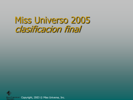 Miss Universo 2002 classifica finale