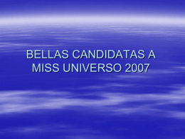 MISS UNIVERSO 2006