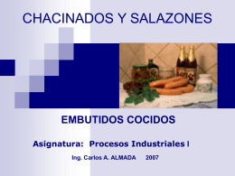 CHACINADOS Y SALAZONES - Universidad Nacional de …