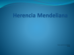 Herencia Mendeliana