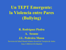 Un TEPT Emergente: la Violencia entre Pares (Bullying)