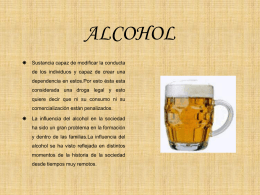 ALCOHOL - Instituto Juan XXIII