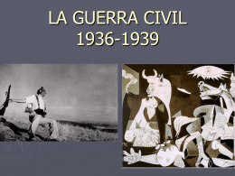 LA GUERRA CIVIL 1936-1939