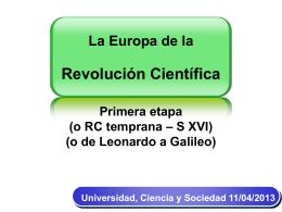 Diapositiva 1 - Unidad de Ciencia y Desarrollo: Inicio