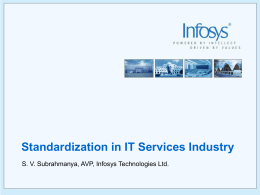 Standardization in IT Services Industry