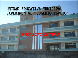 UNIDAD EDUCATIVA MUNICIPAL EXPERIMENTAL …