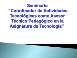 Diapositiva 1 - profesoradotecnicodidactica