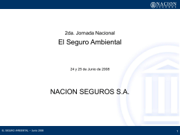 NACION SEGUROS S.A. - Secretaria de Ambiente y …