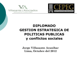POLITICAS DE DESARROLLO E INCLUSION SOCIAL: SOCIO