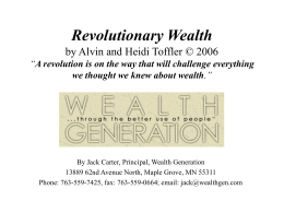 Revolutionary Wealth . ppt