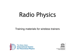 Radio Physics