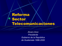 Reforma Sector Telecomunicaciones