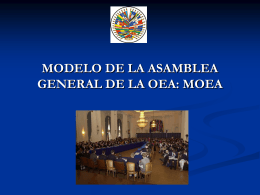 OAS MODEL GENERAL ASSEMBLY