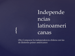 Independencias latinoamericanas