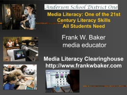 Now That You Know What Media Literacy Is….. How Do …