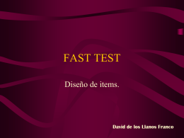 FAST TEST - GrupoInnoevalua : Inicio