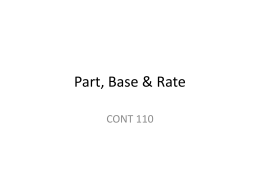 Part, Base & Rate